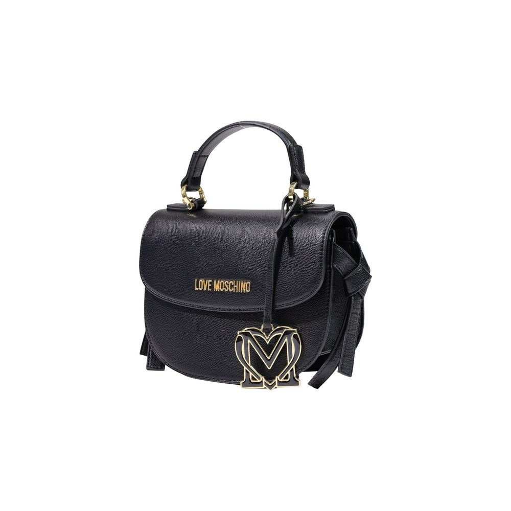 Bolso de mano Love Moschino de polietileno negro
