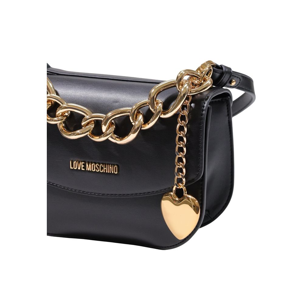 Bolso de mano Love Moschino de poliéster negro