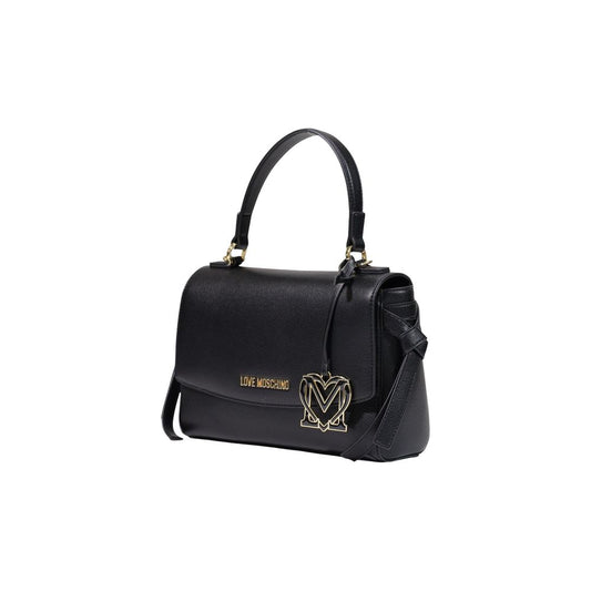 Bolso de mano Love Moschino de polietileno negro