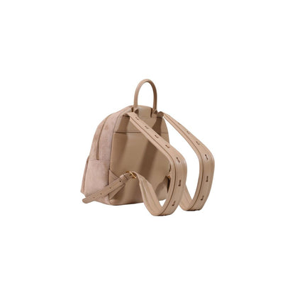 Mochila Love Moschino de Poliéster Beige