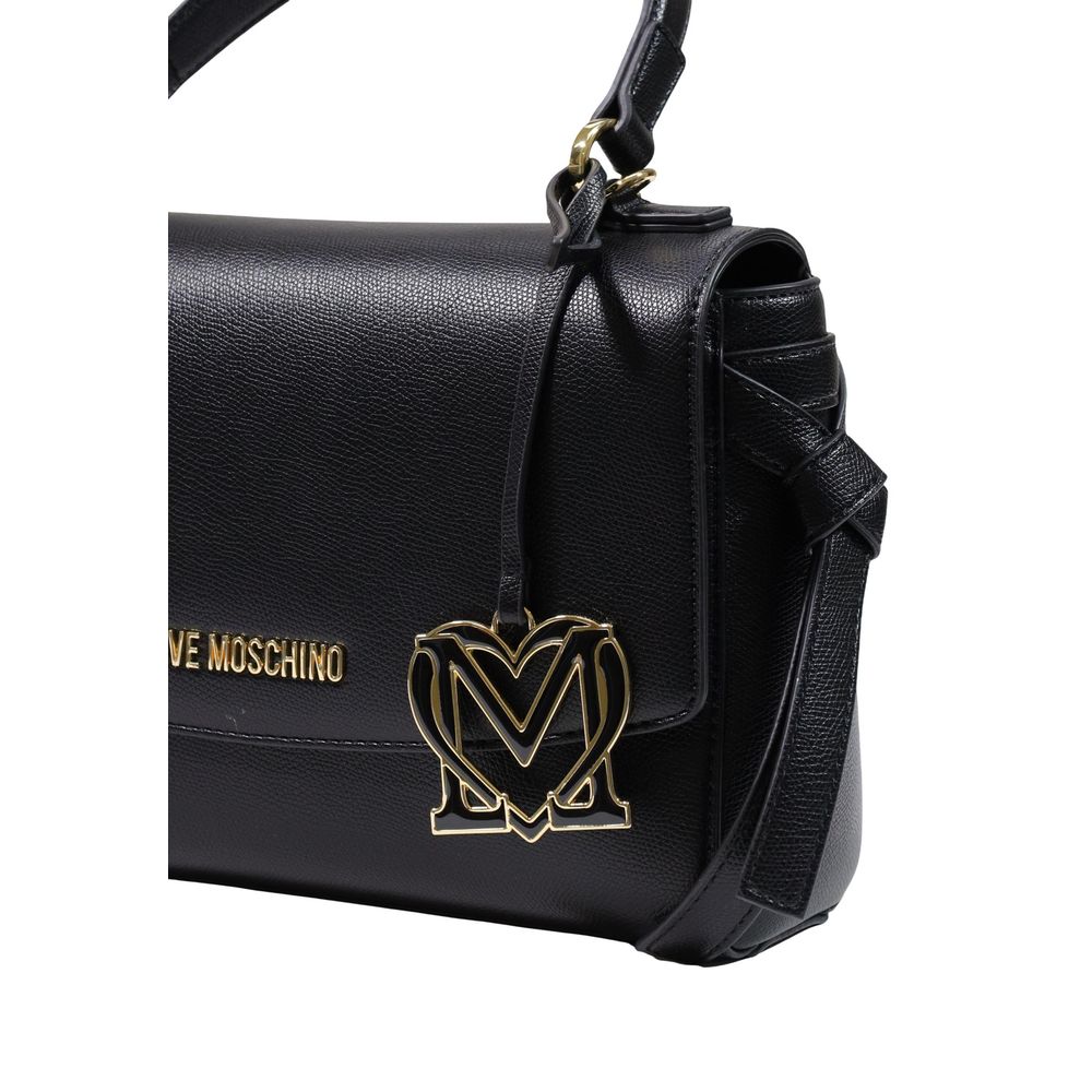 Bolso de mano Love Moschino de polietileno negro