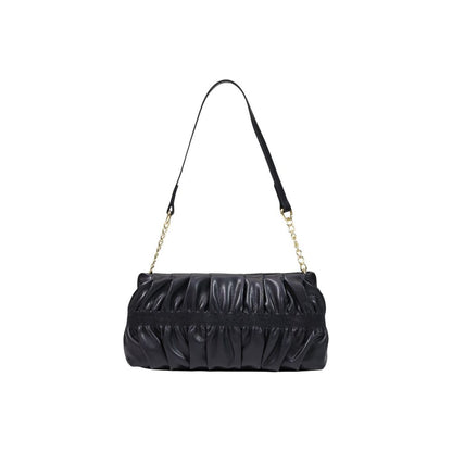 Bolso De Mano Negro Polietileno Love Moschino Coleccion Fw26