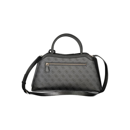 Sac Guess Jeans Nero en polyuréthane pour femme avec anses et bandoulière réglable