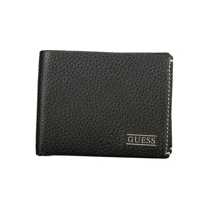 Guess Jeans Black Leather Men's Wallet