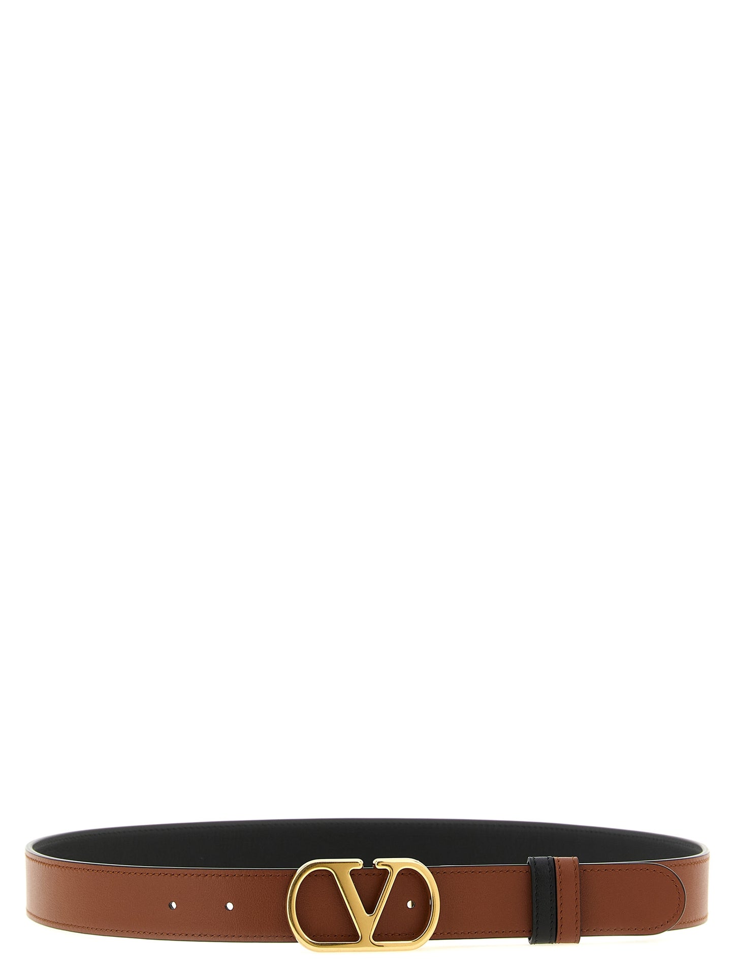 Valentino Garavani Black Regular Calfskin Belt