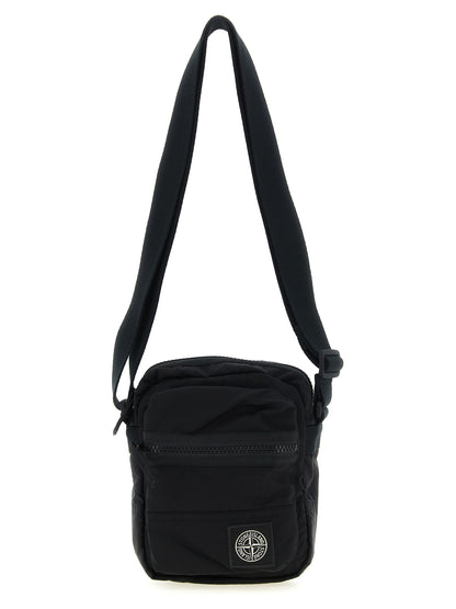 Bolso Bandolera Stone Island De Poliamida Negra Modelo 9200015