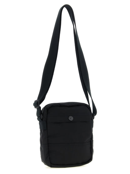 Bolso Bandolera Stone Island De Poliamida Negra Modelo 9200015