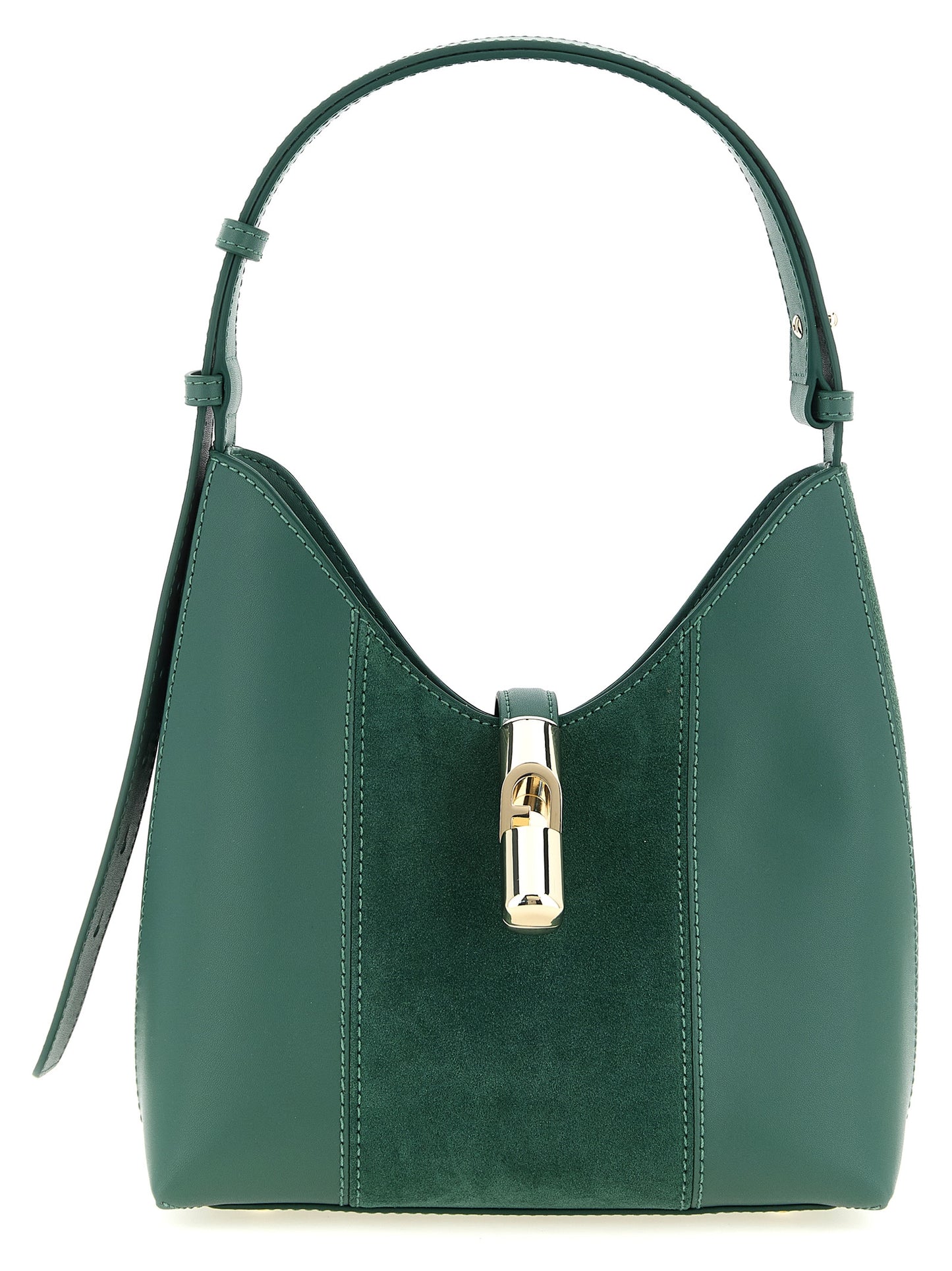 Furla Bolso De Bandolera De Piel Becerrito Bicolor Goccia