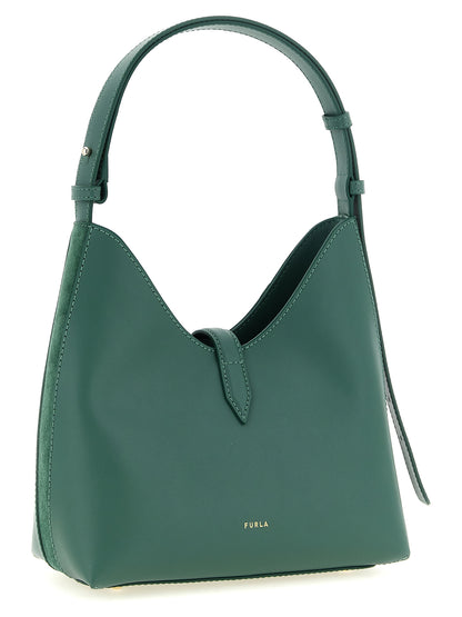 Furla Bolso De Bandolera De Piel Becerrito Bicolor Goccia