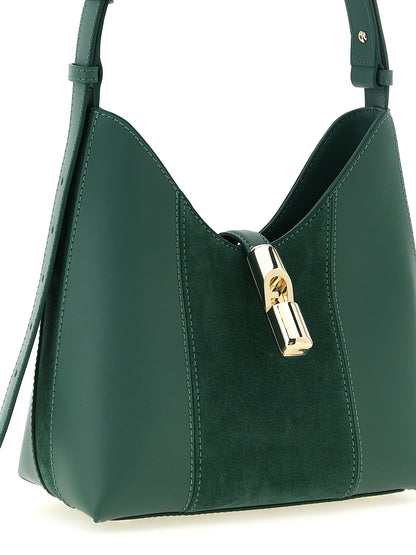 Furla Bolso De Bandolera De Piel Becerrito Bicolor Goccia