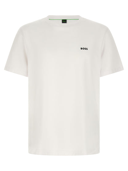 Hugo Boss Camiseta De Algodón Blanco - Diseño Atemporal Y Cómodo