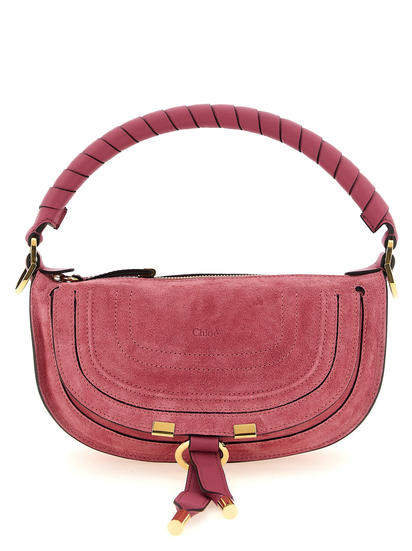Bolso de hombro Chloé de piel de becerro multicolor