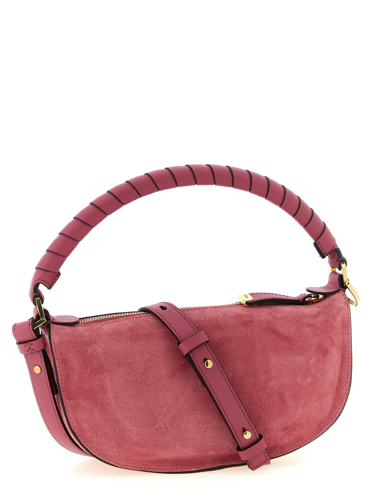 Bolso de hombro Chloé de piel de becerro multicolor