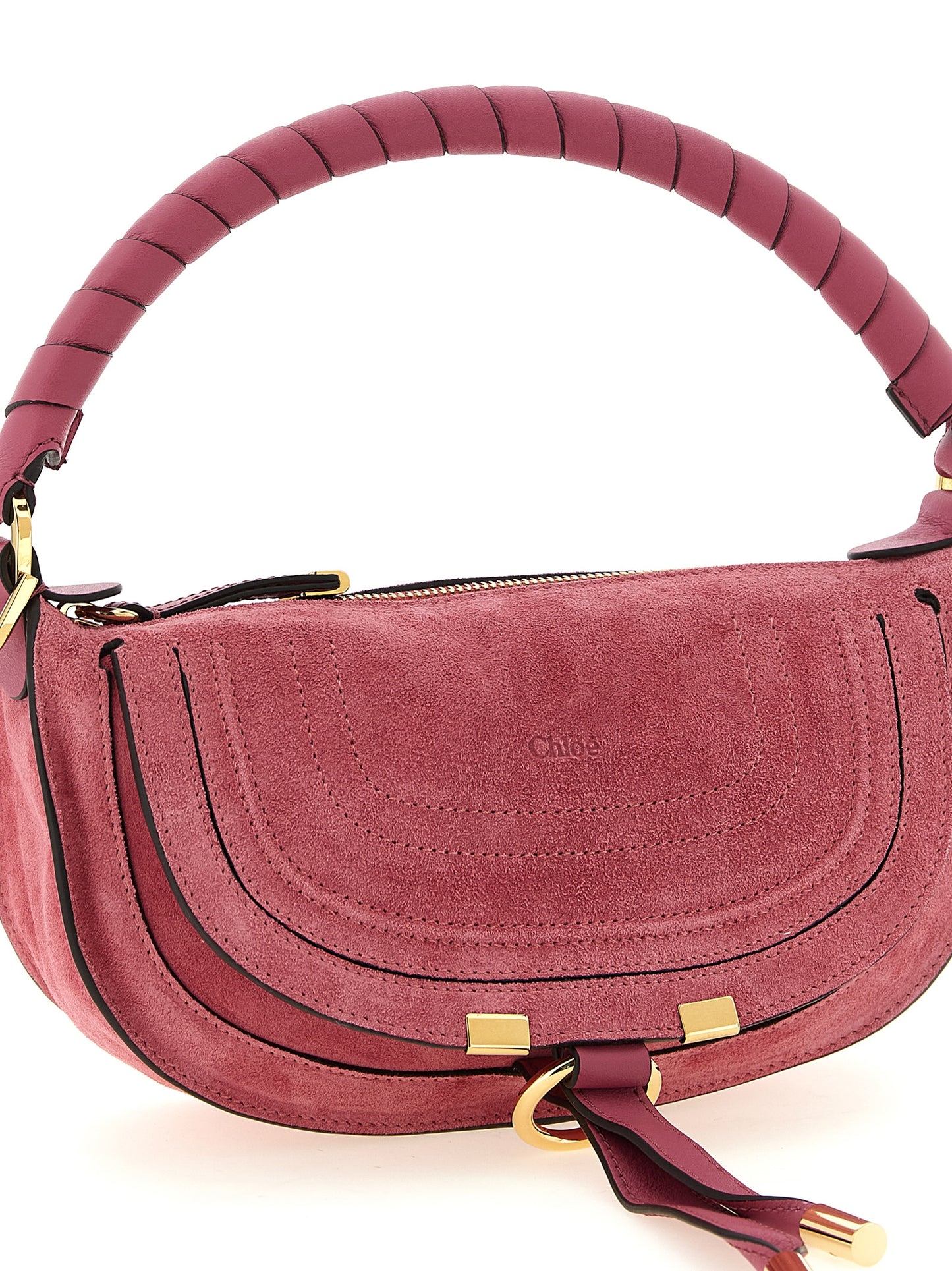 Bolso de hombro Chloé de piel de becerro multicolor
