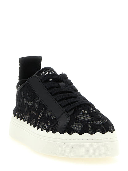 Zapatillas bajas Chloé de poliamida negra