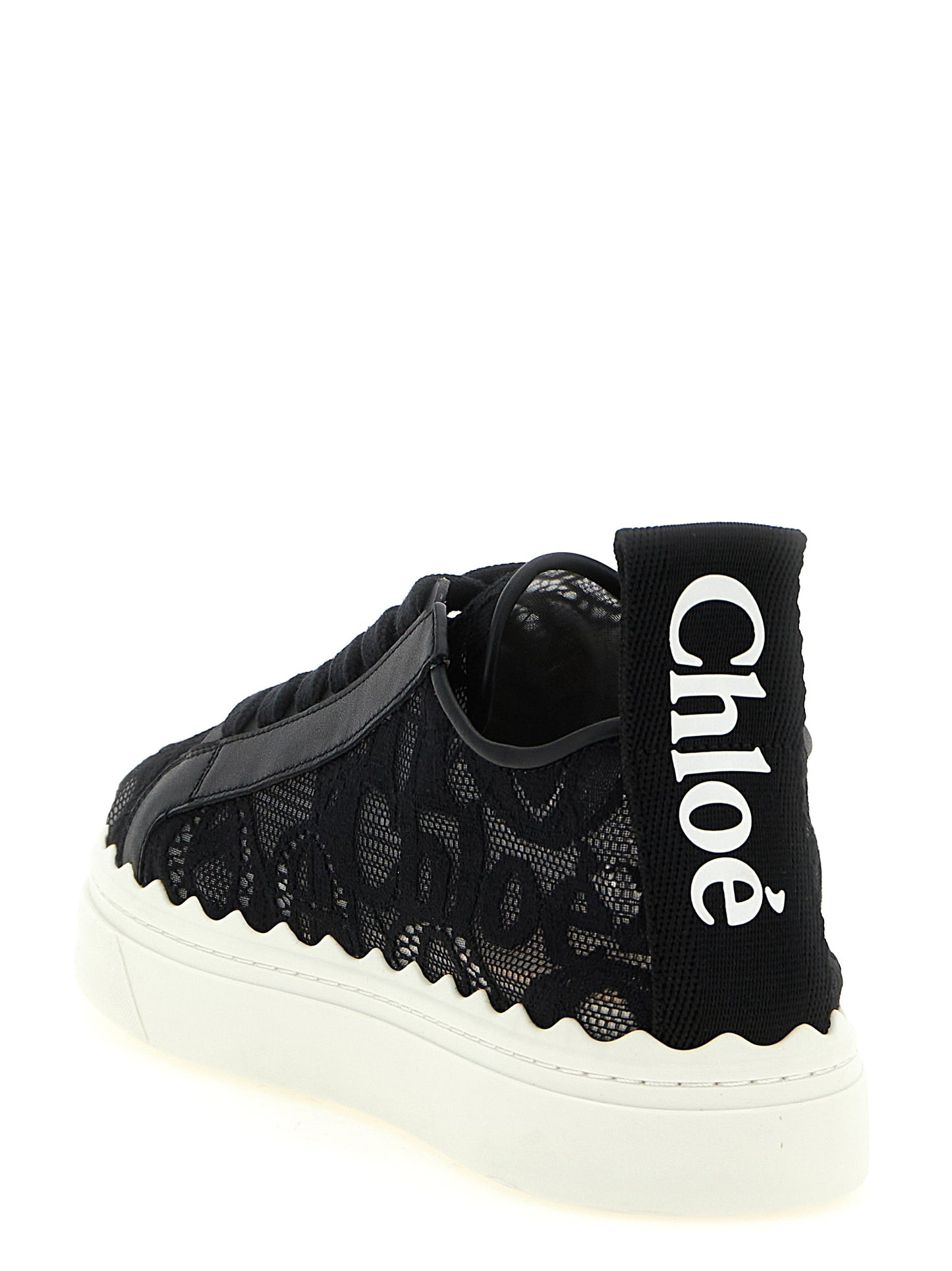 Zapatillas bajas Chloé de poliamida negra