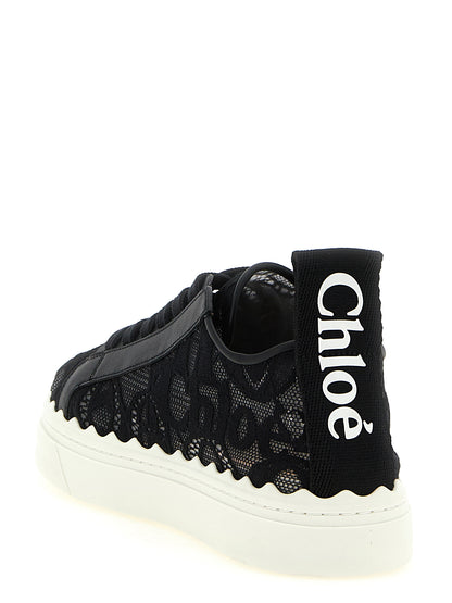 Zapatillas bajas Chloé de poliamida negra