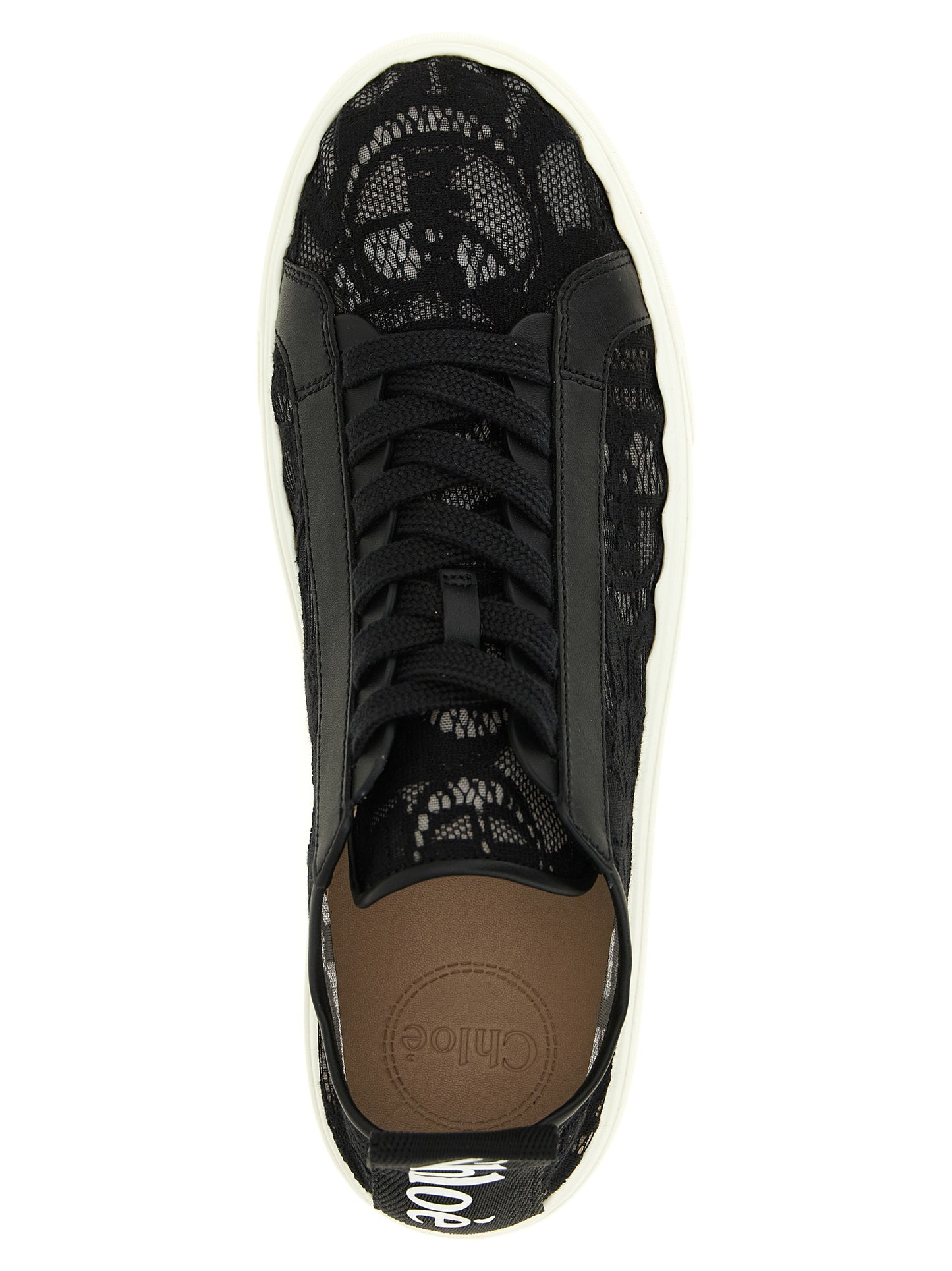 Zapatillas bajas Chloé de poliamida negra