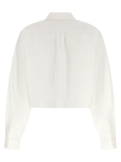 Blusa blanca de algodón de Alexander Wang