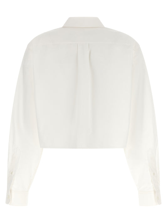 Blusa blanca de algodón de Alexander Wang