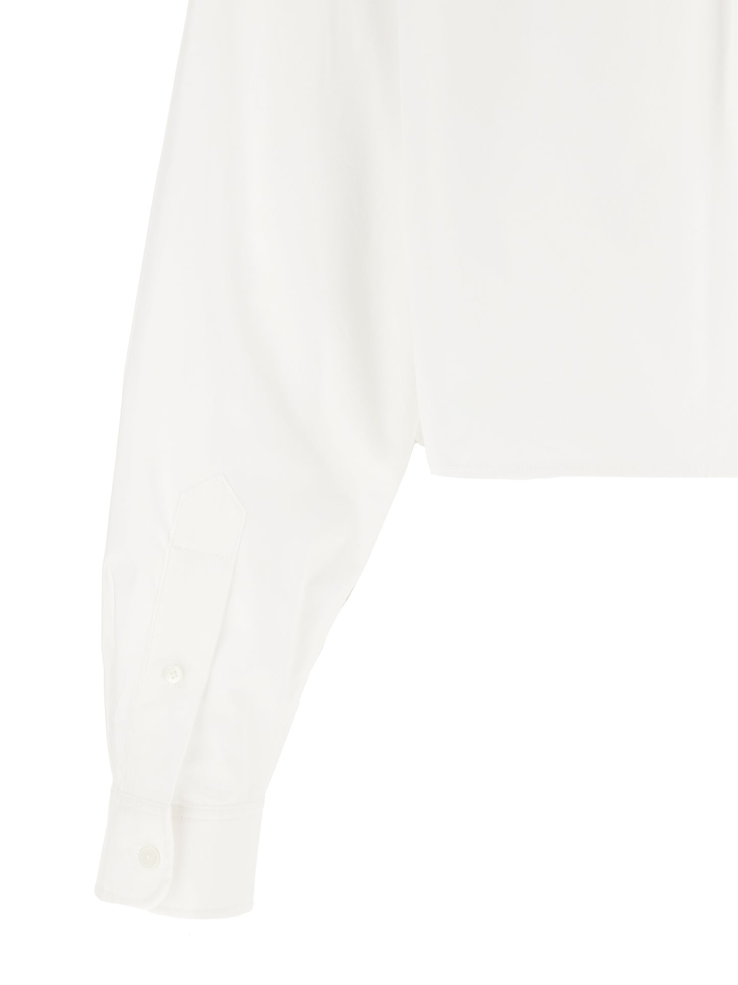 Blusa blanca de algodón de Alexander Wang