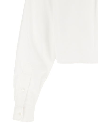 Blusa blanca de algodón de Alexander Wang