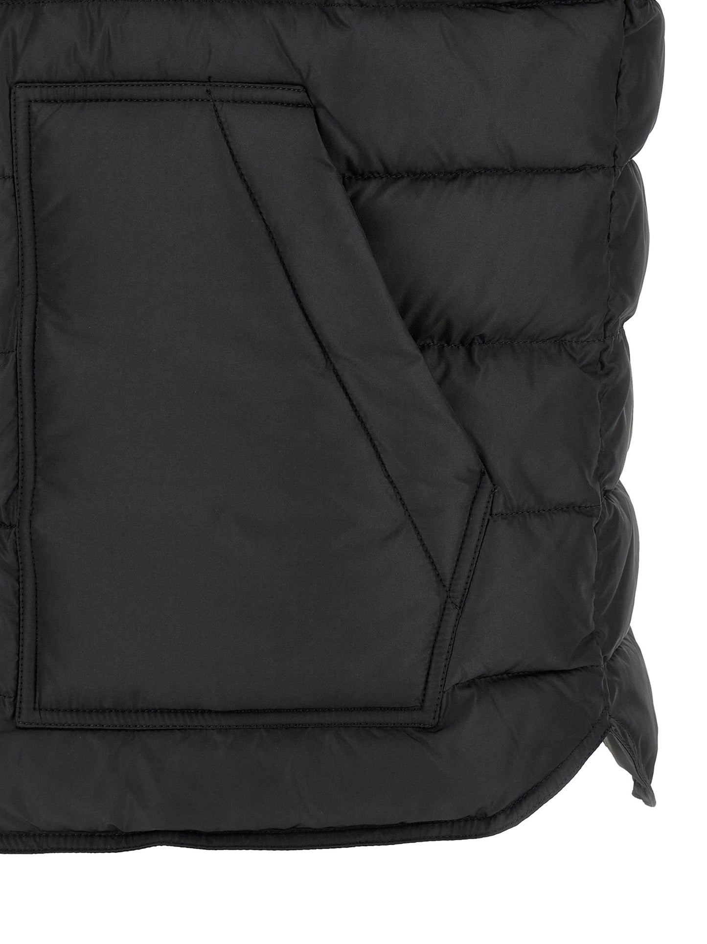 Dolce & Gabbana Chaqueta Sin Mangas De Poliéster Negra