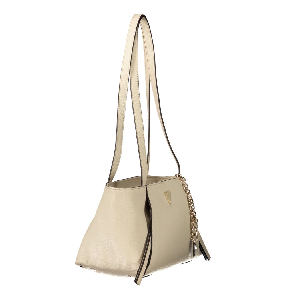 Sac pour femme Guess Jeans beige en polyuréthane