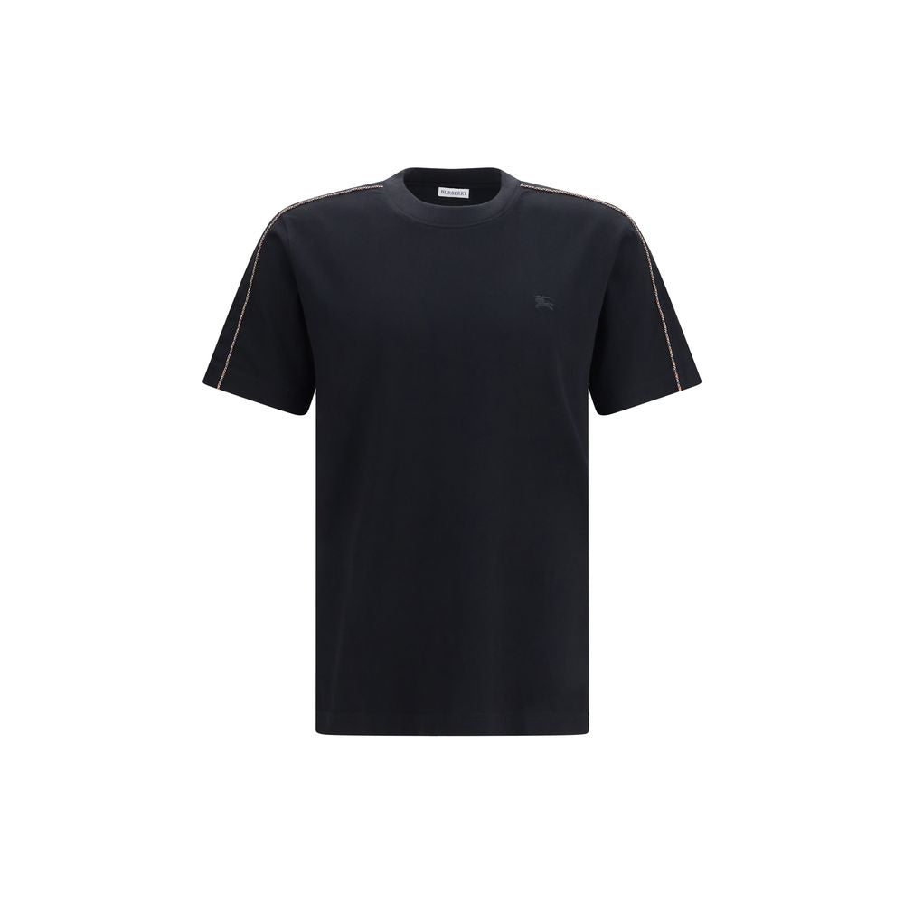 Camiseta de algodón negra de Burberry