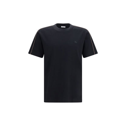 Camiseta de algodón negra de Burberry