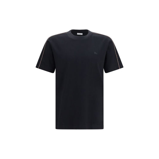 Camiseta de algodón negra de Burberry