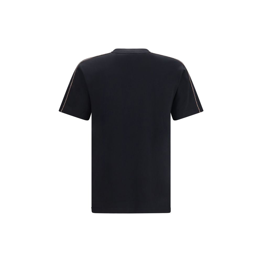 Camiseta de algodón negra de Burberry