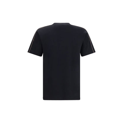 Camiseta de algodón negra de Burberry