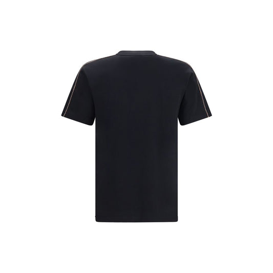Camiseta de algodón negra de Burberry