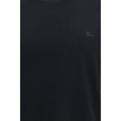 Camiseta de algodón negra de Burberry