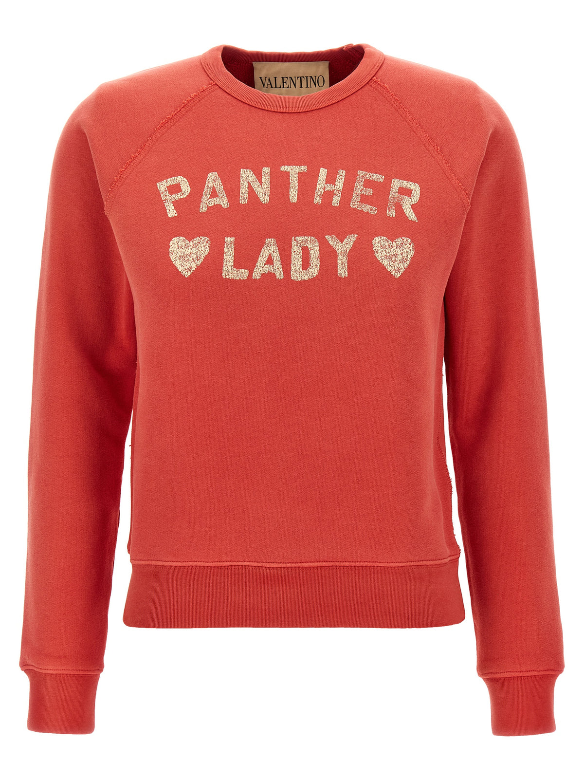 Sweat-shirt rouge en coton Valentino Garavani
