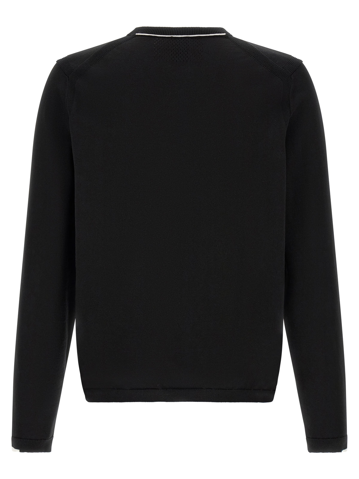 Hugo Boss Ever Black Cotton Knit Cardigan