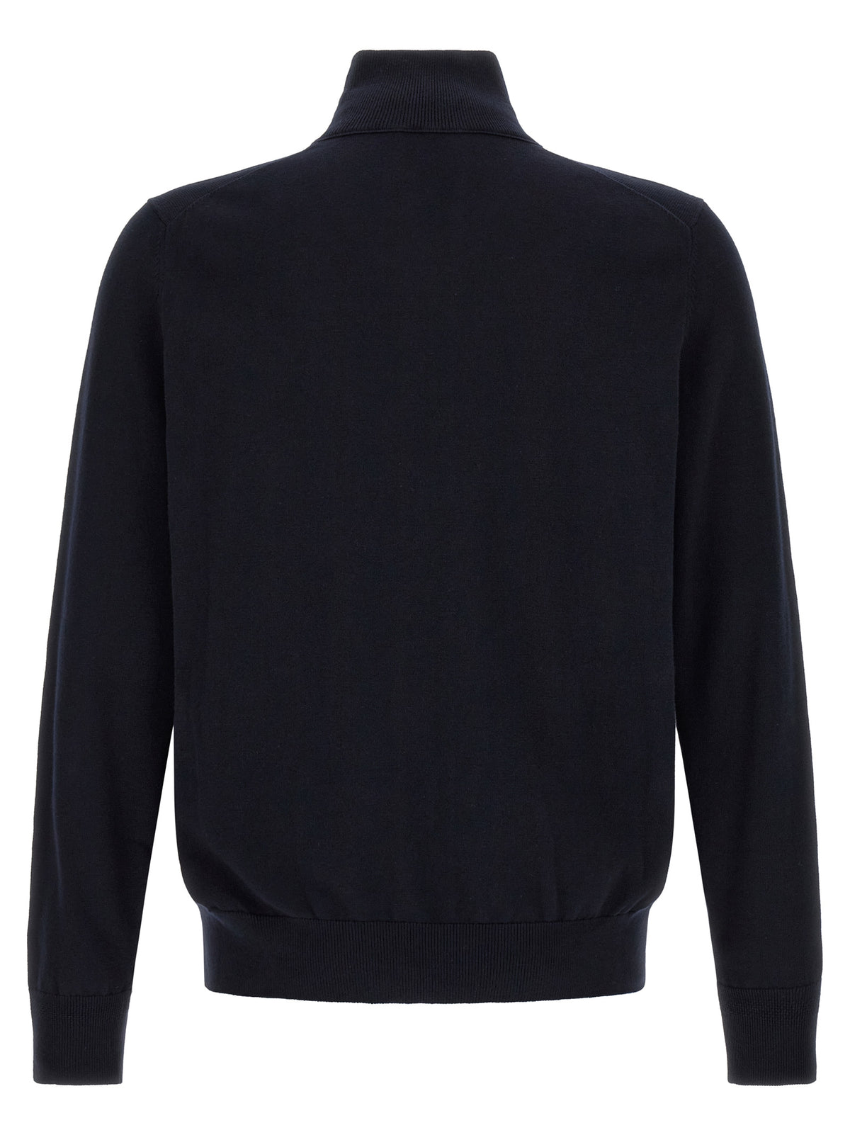 Hugo Boss Cardigan Régulier En Coton Bleu