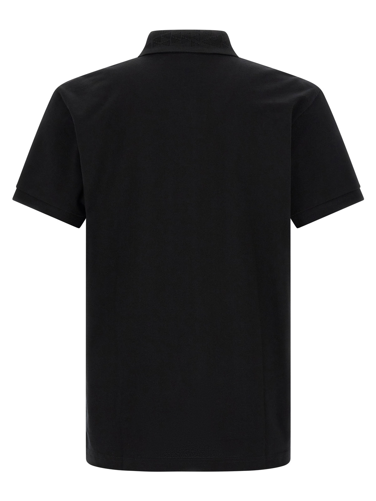 Polo en coton noir Hugo Boss coupe droite