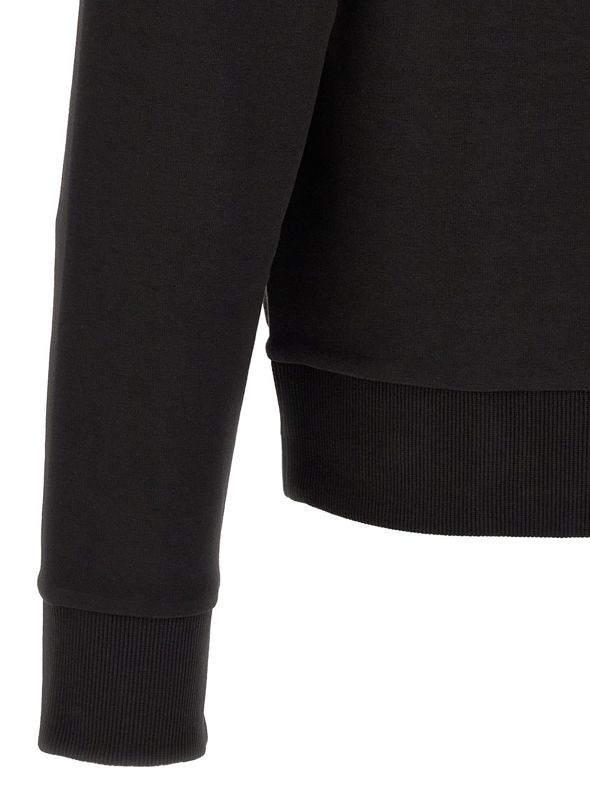 Sweat-shirt Hugo Boss en coton noir basique moderne