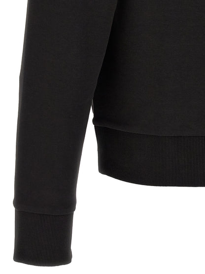 Sweat-shirt Hugo Boss en coton noir basique moderne