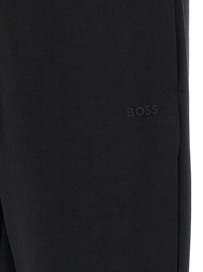 Hugo Boss Men's Black Cotton Sport Joggers