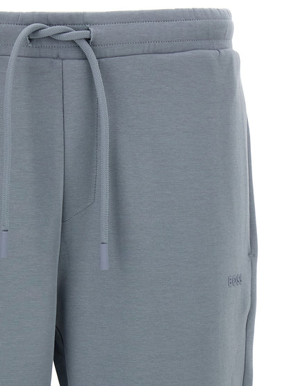 Hugo Boss Joggers de algodón grises (Pantalones deportivos)