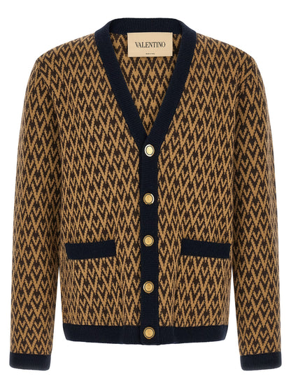 Cárdigan Valentino Garavani de Cachemira Multicolor