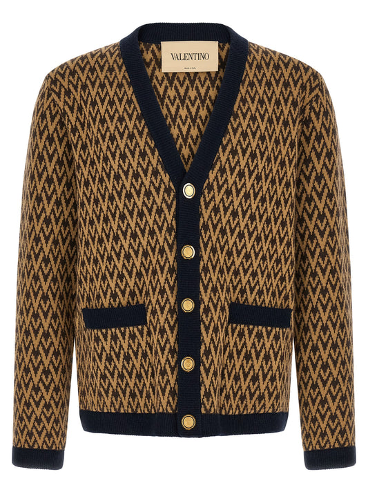 Cárdigan Valentino Garavani de Cachemira Multicolor
