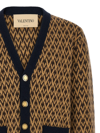 Cárdigan Valentino Garavani de Cachemira Multicolor