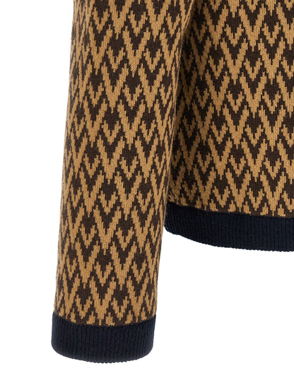 Cárdigan Valentino Garavani de Cachemira Multicolor