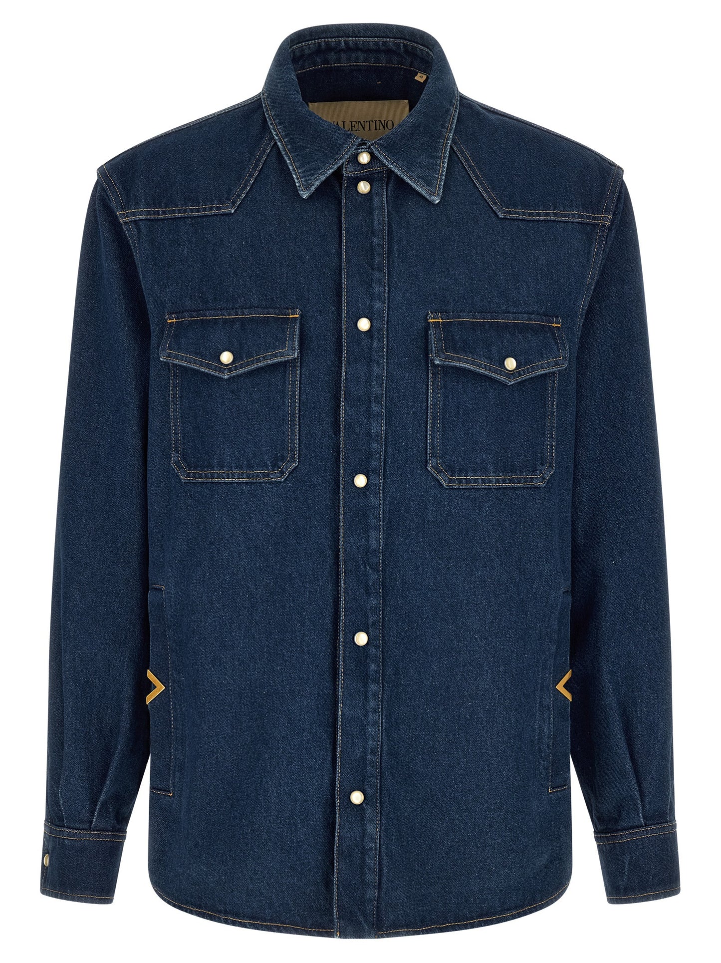 Blusa Valentino Garavani de algodón azul