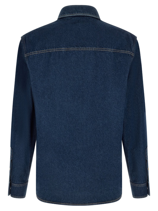 Blusa Valentino Garavani de algodón azul