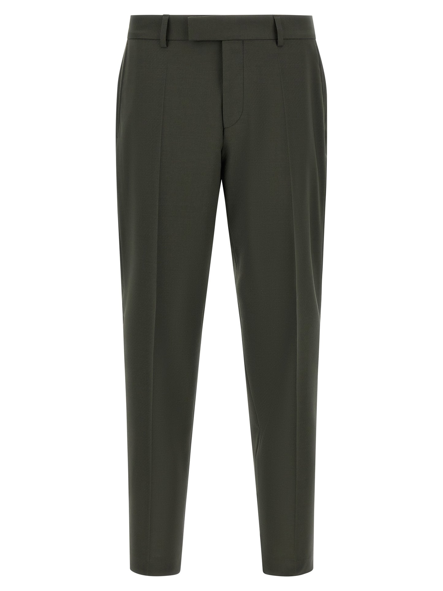 Pantalones de lana virgen bicolor Hugo Boss